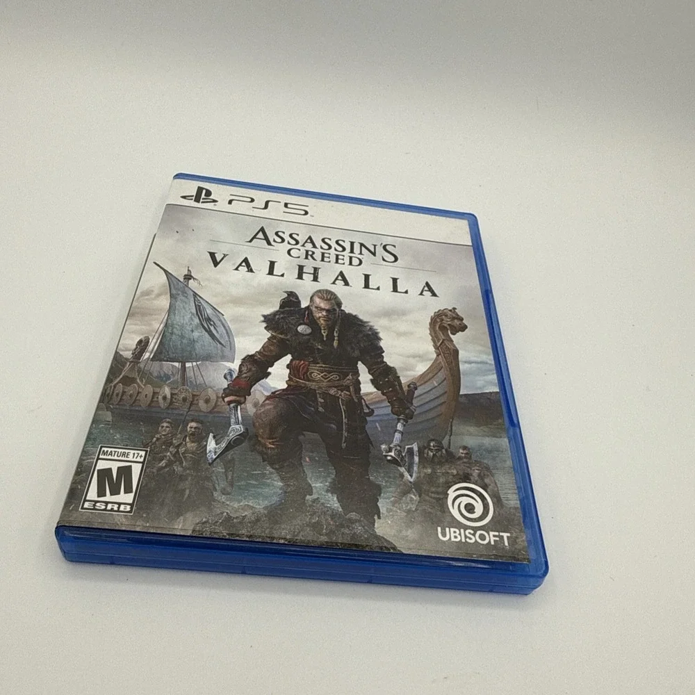 Ubisoft Assassin's Creed Valhalla PS5 Action Adventure Video Game Case Disc